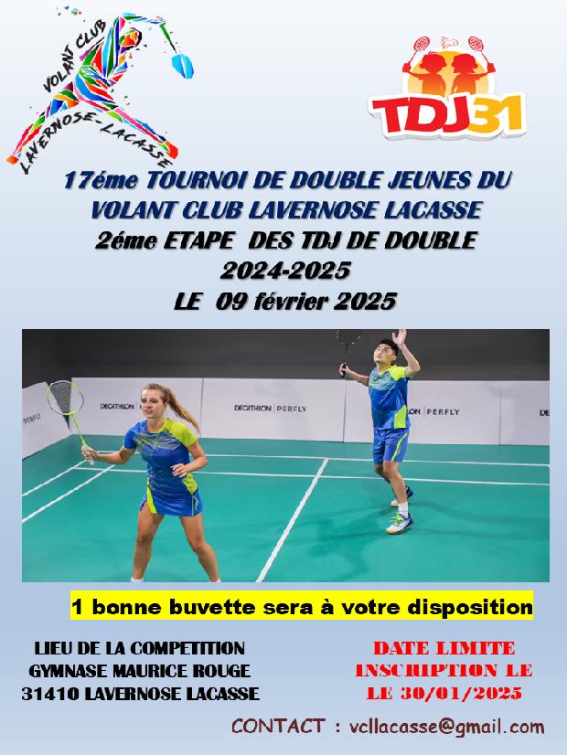 Circuit Jeune Départemental 31 - 2é TDJ de double 24/25